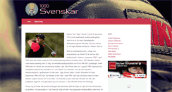 Desktop Screenshot of 1000svenskar.se