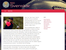 Tablet Screenshot of 1000svenskar.se